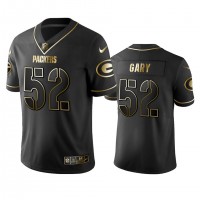 Green Bay Packers #52 Rashan Gary Men's Stitched NFL Vapor Untouchable Limited Black Golden Jersey