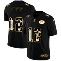 Green Bay Green Bay Packers #12 Aaron Rodgers Nike Carbon Black Vapor Cristo Redentor Limited NFL Jersey