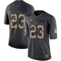 Nike Green Bay Packers #23 Jaire Alexander Black Men's Stitched NFL Limited 2016 Salute To Service Jersey