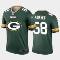 Green Bay Green Bay Packers #58 Christian Kirksey Green Men's Nike Big Team Logo Vapor Limited NFL Jersey