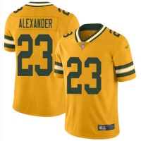 Nike Green Bay Packers #23 Jaire Alexander Gold Men's Stitched NFL Limited Inverted Legend Jersey