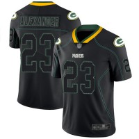 Nike Green Bay Packers #23 Jaire Alexander Lights Out Black Men's Stitched NFL Limited Rush Jersey