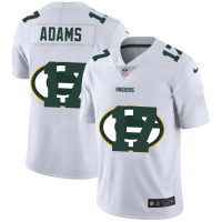 Green Bay Green Bay Packers #17 Davante Adams White Men's Nike Team Logo Dual Overlap Limited NFL Jersey