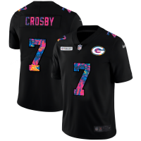 Green Bay Green Bay Packers #7 Mason Crosby Men's Nike Multi-Color Black 2020 NFL Crucial Catch Vapor Untouchable Limited Jersey