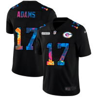 Green Bay Green Bay Packers #17 Davante Adams Men's Nike Multi-Color Black 2020 NFL Crucial Catch Vapor Untouchable Limited Jersey