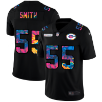 Green Bay Green Bay Packers #55 Za'Darius Smith Men's Nike Multi-Color Black 2020 NFL Crucial Catch Vapor Untouchable Limited Jersey