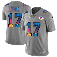 Green Bay Green Bay Packers #17 Davante Adams Men's Nike Multi-Color 2020 NFL Crucial Catch NFL Jersey Greyheather