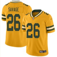Nike Green Bay Packers #26 Darnell Savage Gold Men's Stitched NFL Limited Inverted Legend Jersey