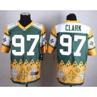 Nike Green Bay Packers #97 Kenny Clark Green Men's Stitched NFL Elite Noble Fashion Jersey
