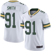 Nike Green Bay Packers #91 Preston Smith White Men's Stitched NFL Vapor Untouchable Limited Jersey