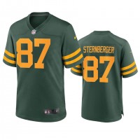 Green Bay Green Bay Packers #87 Jace Sternberger Men's Nike Alternate Game Player NFL Jersey - Green