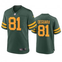 Green Bay Green Bay Packers #81 Josiah Deguara Men's Nike Alternate Game Player NFL Jersey - Green