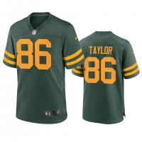 Green Bay Green Bay Packers #86 Malik Taylor Men's Nike Alternate Game Player NFL Jersey - Green