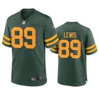 Green Bay Green Bay Packers #89 Marcedes Lewis Men's Nike Alternate Game Player NFL Jersey - Green