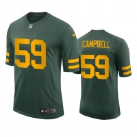 Green Bay Green Bay Packers #59 De'Vondre Campbell Men's Nike Alternate Vapor Limited Player NFL Jersey - Green