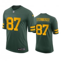 Green Bay Green Bay Packers #87 Jace Sternberger Men's Nike Alternate Vapor Limited Player NFL Jersey - Green