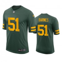 Green Bay Green Bay Packers #51 Krys Barnes Men's Nike Alternate Vapor Limited Player NFL Jersey - Green