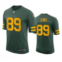 Green Bay Green Bay Packers #89 Marcedes Lewis Men's Nike Alternate Vapor Limited Player NFL Jersey - Green
