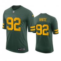 Green Bay Green Bay Packers #92 Reggie White Men's Nike Alternate Vapor Limited Player NFL Jersey - Green