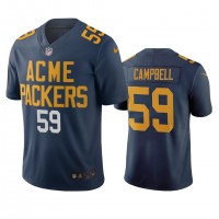 Nike Green Bay Packers #59 De'Vondre Campbell Navy Men's Stitched NFL Limited City Edition Jersey
