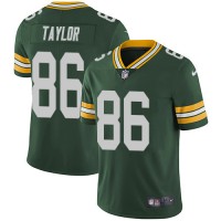 Nike Green Bay Packers #86 Malik Taylor Green Team Color Men's Stitched NFL Vapor Untouchable Limited Jersey