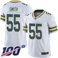 Nike Green Bay Packers #55 Za'Darius Smith White Men's Stitched NFL 100th Season Vapor Limited Jersey