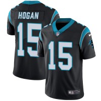Nike Carolina Panthers #15 Chris Hogan Black Team Color Men's Stitched NFL Vapor Untouchable Limited Jersey