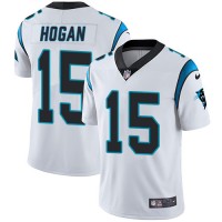 Nike Carolina Panthers #15 Chris Hogan White Men's Stitched NFL Vapor Untouchable Limited Jersey
