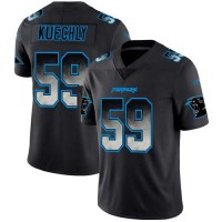 Nike Carolina Panthers #59 Luke Kuechly Black Men's Stitched NFL Vapor Untouchable Limited Smoke Fashion Jersey