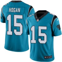 Nike Carolina Panthers #15 Chris Hogan Blue Alternate Men's Stitched NFL Vapor Untouchable Limited Jersey