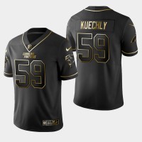 Carolina Carolina Panthers #59 Luke Kuechly Vapor Limited Black Golden Jersey