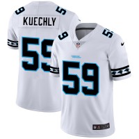 Carolina Carolina Panthers #59 Luke Kuechly Nike White Team Logo Vapor Limited NFL Jersey