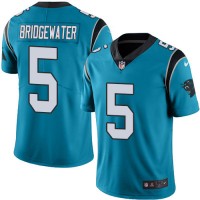 Nike Carolina Panthers #5 Teddy Bridgewater Blue Alternate Men's Stitched NFL Vapor Untouchable Limited Jersey