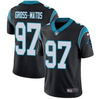 Nike Carolina Panthers #97 Yetur Gross-Matos Black Team Color Men's Stitched NFL Vapor Untouchable Limited Jersey