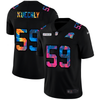 Carolina Carolina Panthers #59 Luke Kuechly Men's Nike Multi-Color Black 2020 NFL Crucial Catch Vapor Untouchable Limited Jersey