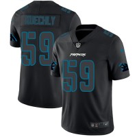 Nike Carolina Panthers #59 Luke Kuechly Black Men's Stitched NFL Limited Rush Impact Jersey