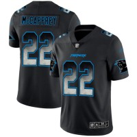 Nike Carolina Panthers #22 Christian McCaffrey Black Men's Stitched NFL Vapor Untouchable Limited Smoke Fashion Jersey