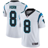 Nike Carolina Panthers #8 Jaycee Horn White Men's Stitched NFL Vapor Untouchable Limited Jersey
