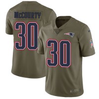 Nike New England Patriots #30 Jason McCourty Olive Men's Stitched NFL Limited 2017 Salute To Service Jersey