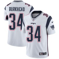 Nike New England Patriots #34 Rex Burkhead White Men's Stitched NFL Vapor Untouchable Limited Jersey