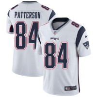 Nike New England Patriots #84 Cordarrelle Patterson White Men's Stitched NFL Vapor Untouchable Limited Jersey