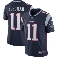 New England New England Patriots #11 Julian Edelman Nike 100th Season Vapor Limited Jersey Navy