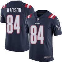 Nike New England Patriots #84 Benjamin Watson Navy Blue Men's Stitched NFL Limited Rush Jersey