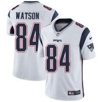 Nike New England Patriots #84 Benjamin Watson White Men's Stitched NFL Vapor Untouchable Limited Jersey