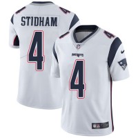 Nike New England Patriots #4 Jarrett Stidham White Men's Stitched NFL Vapor Untouchable Limited Jersey