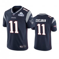 New England New England Patriots #11 Julian Edelman Navy Super Bowl LIII Champions Vapor Limited NFL Jersey