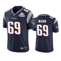New England New England Patriots #69 Shaq Mason Navy Super Bowl LIII Champions Vapor Limited NFL Jersey