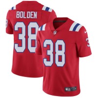 Nike New England Patriots #38 Brandon Bolden Red Alternate Men's Stitched NFL Vapor Untouchable Limited Jersey