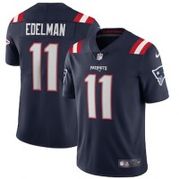 New England New England Patriots #11 Julian Edelman Men's Nike Navy 2020 Vapor Limited Jersey