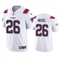 New England New England Patriots #26 Sony Michel Men's Nike White 2020 Vapor Limited Jersey